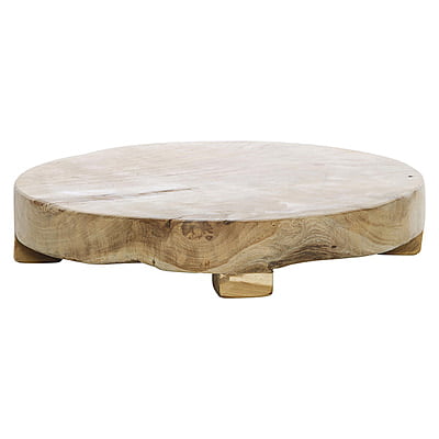 Flinders Teak Footed  Stand 40cm - Hire