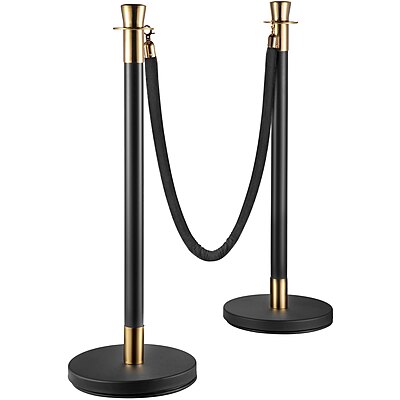 Black & Gold Bollards - Hire Package