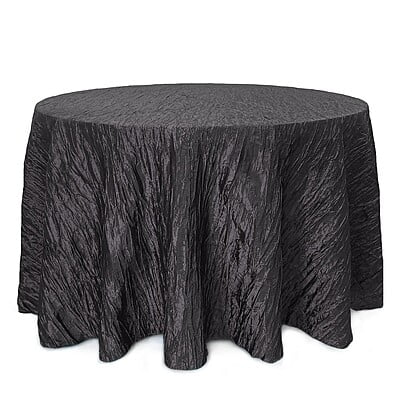 Black Magic Ruffle RectangleTablecloth Hire