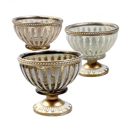 Moroccan Footed Bowl Tealight Votive Hire
