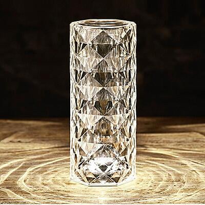 Crystal Tube Rechargeable Cordless Table Lamp Hire Crystal Tube Rechargeable Cordless Table Lamp Hire