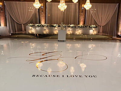 Black Marquee Flooring Hire