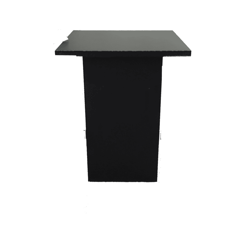 Black Square Plint Table Hire Black Square Plint Table Hire