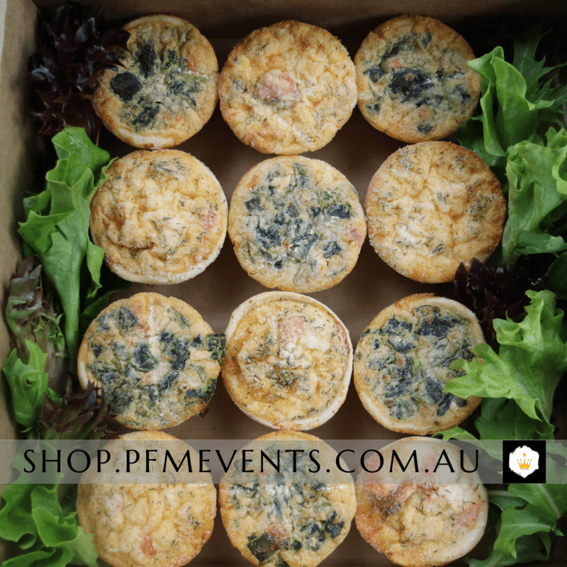 Quiche Tartlets Catering Platter