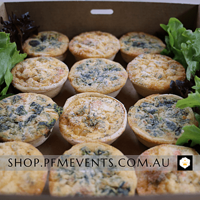 Quiche Tartlets Catering Platter